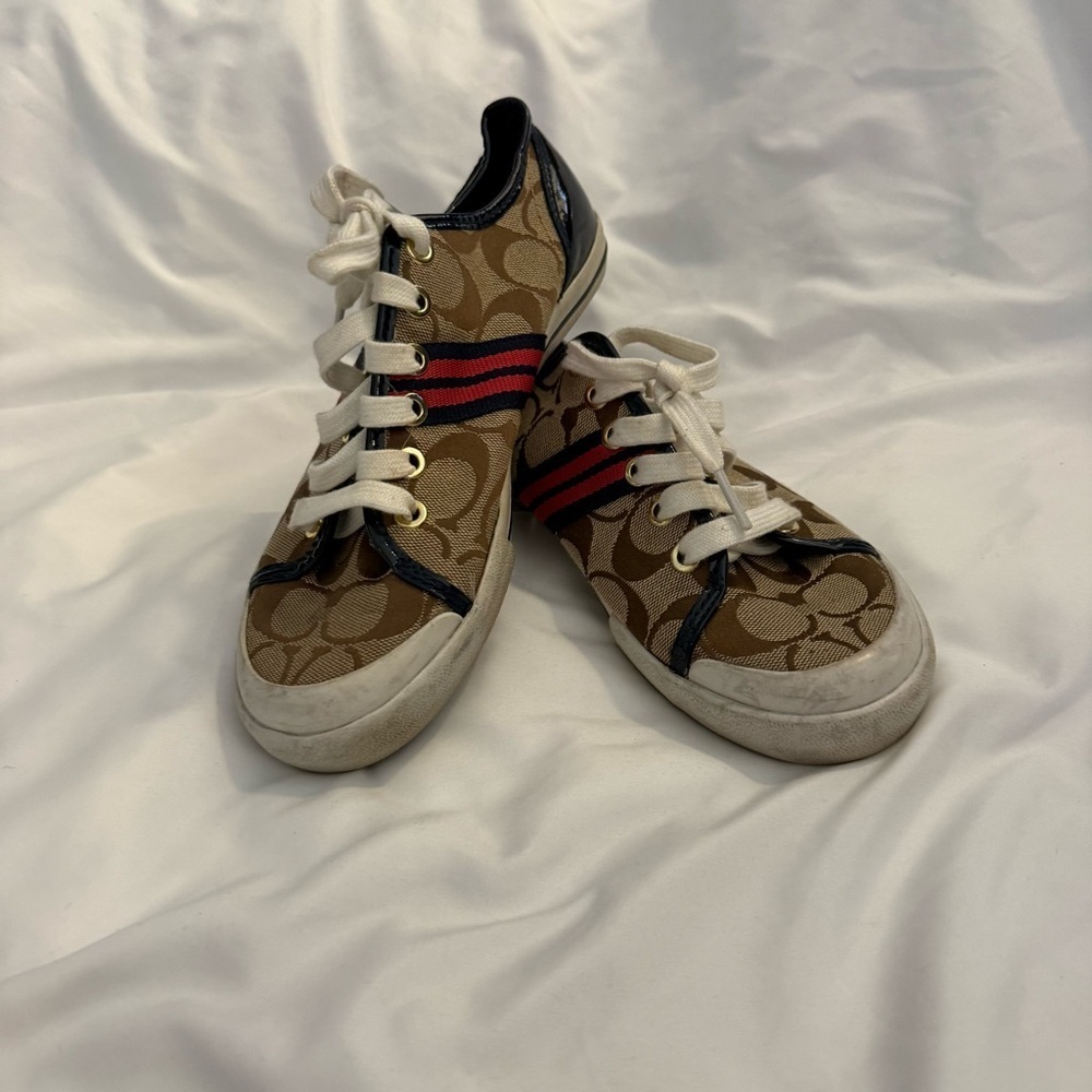 EUC Y2K Vintage Coach Poppy Series Folly Sneaker